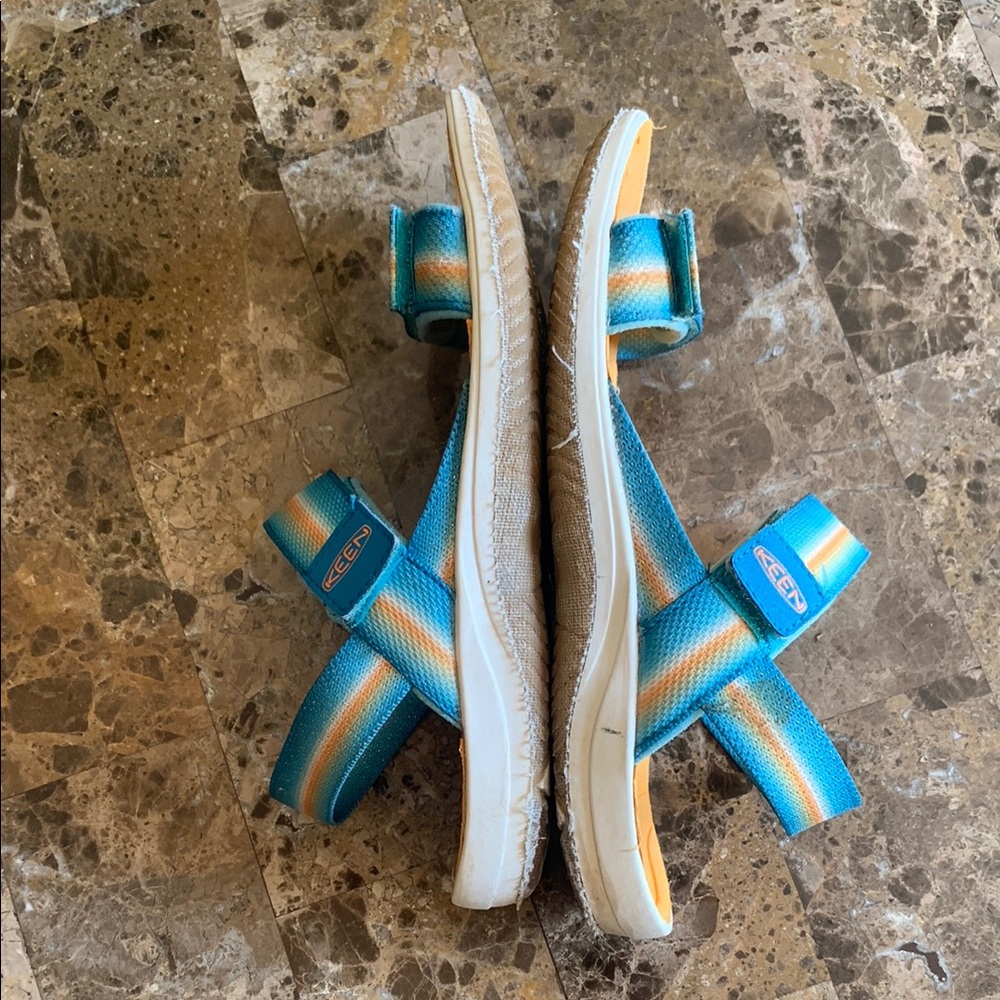 Keen Blue and Orange Outdoor Sandals - Picture 7 of 16